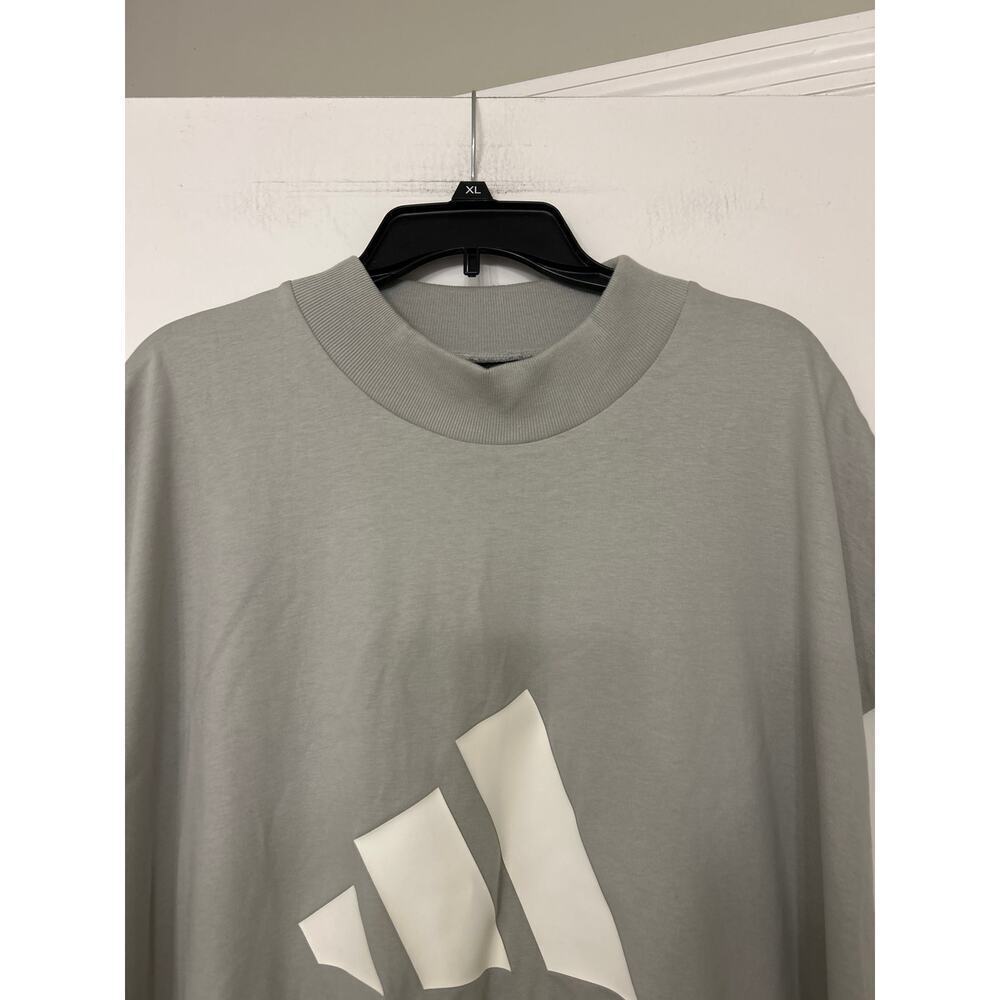 Adidas Basketball One Gray Oversized Sleeveless T Shirt Cotton Size 2X - Picture 7 of 16